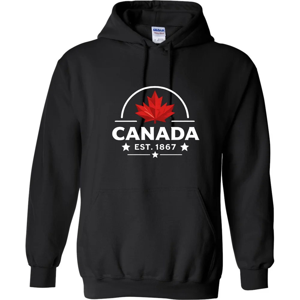Canada Heritage Hoodie โ Black โ primary view