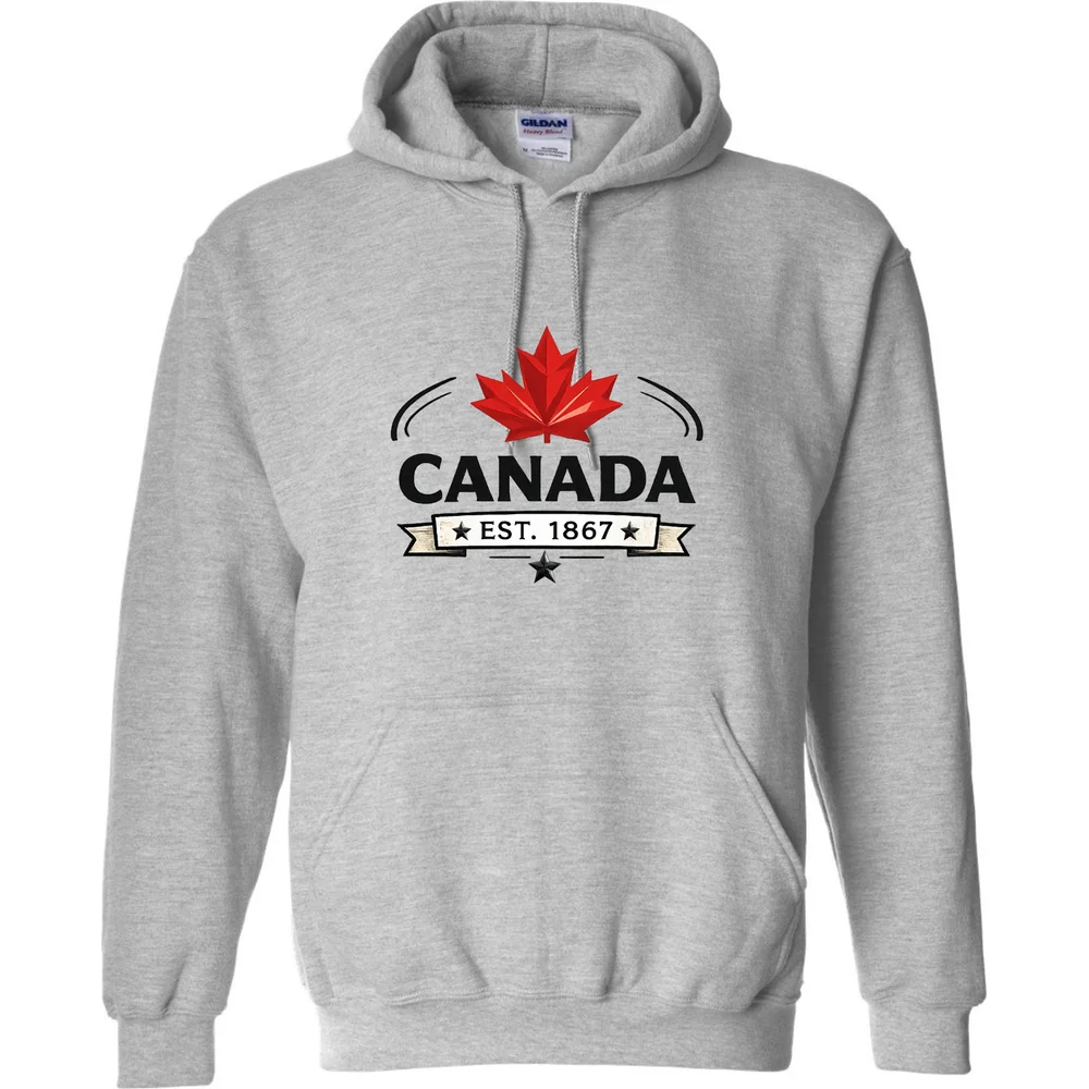 Canada Heritage Hoodie โ Grey โ primary view